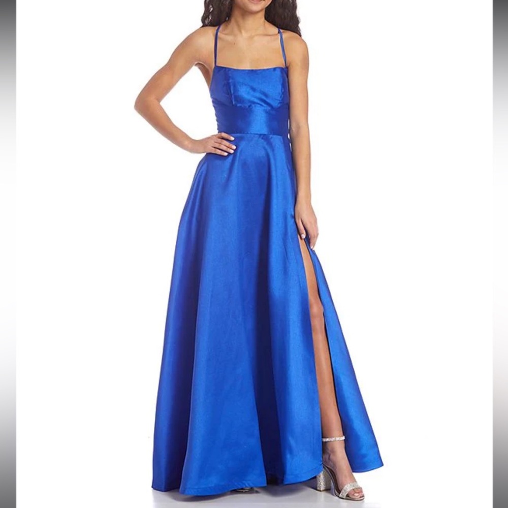 B Darlin Prom dress royal blue